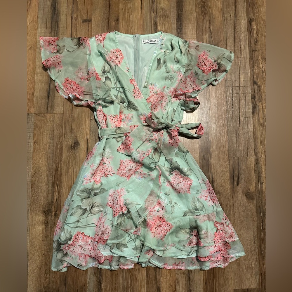 Hello Molly Mint Floral Dress
